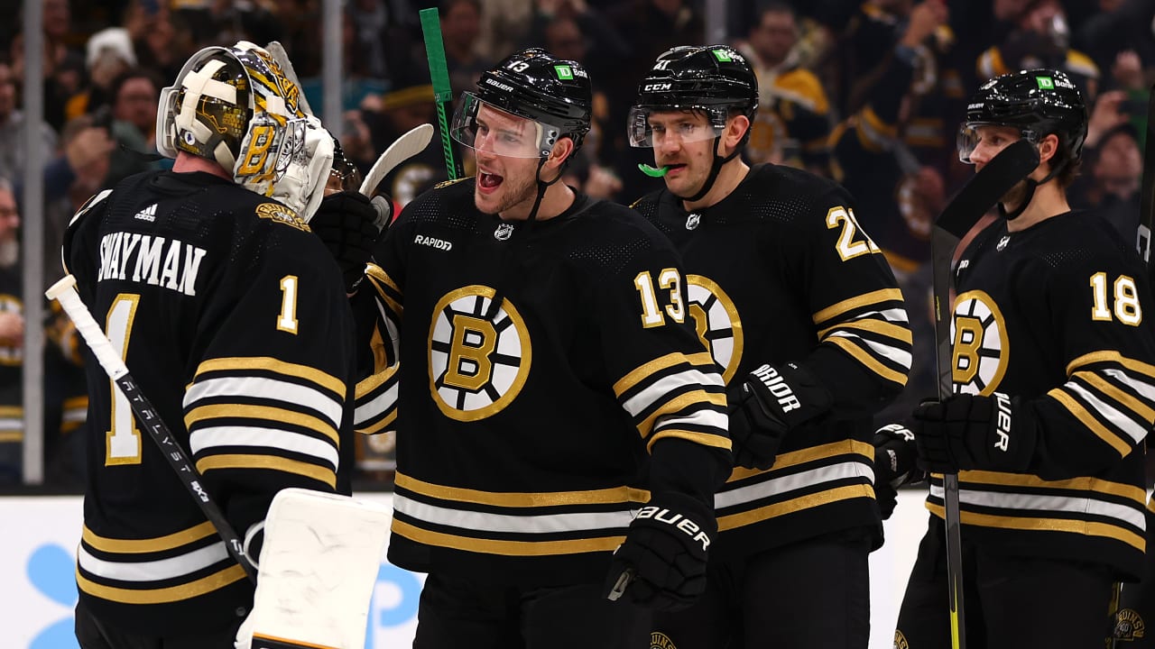 Bruins Shut Out Sharks To End Three-Game Losing Streak | Boston Bruins