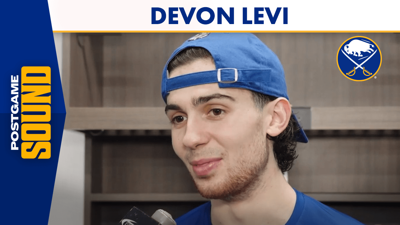 Devon Levi Postgame at BOS | Buffalo Sabres