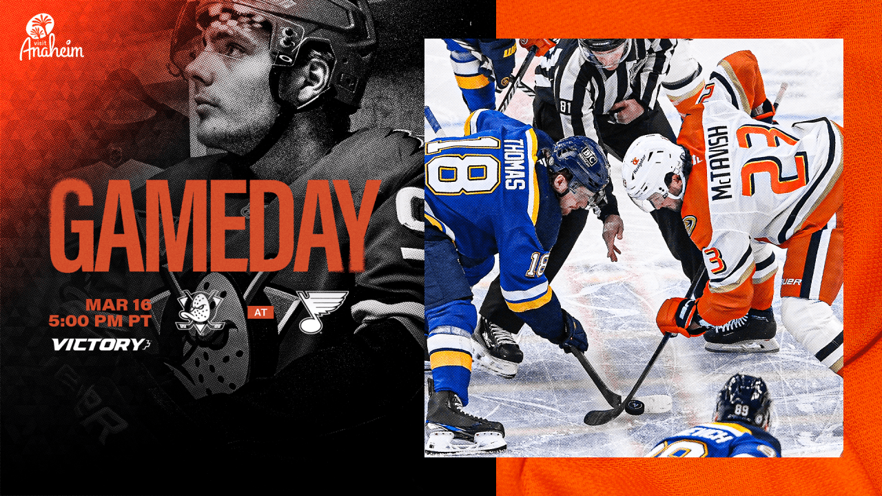 Preview: Ducks Open Road Trip Tonight with Rematch vs. Blues | Anaheim Ducks