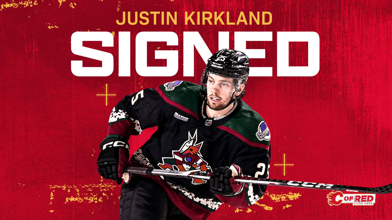 Flames Sign Justin Kirkland | Calgary Flames