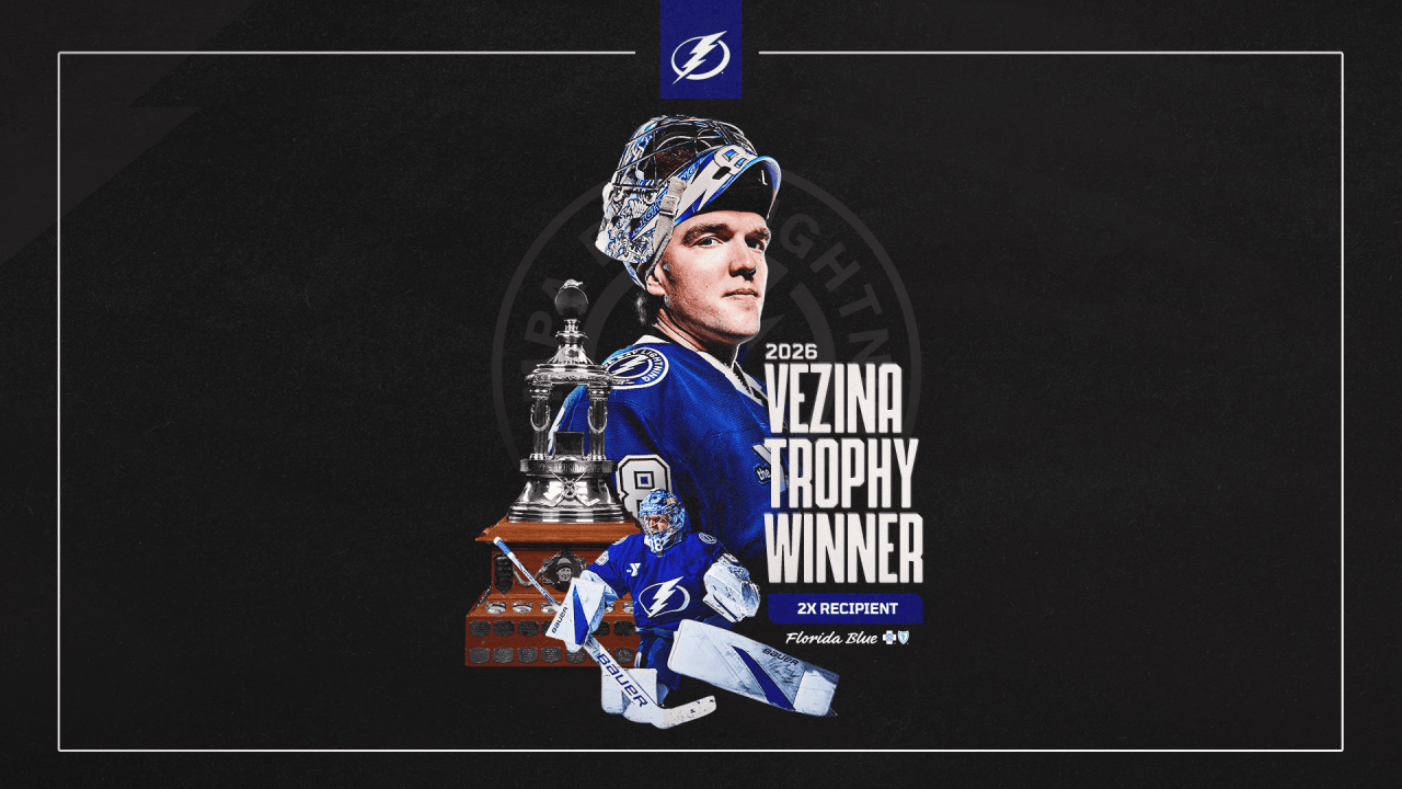 Andrei Vasilevskiy wins 2026 Vezina Trophy | Tampa Bay Lightning