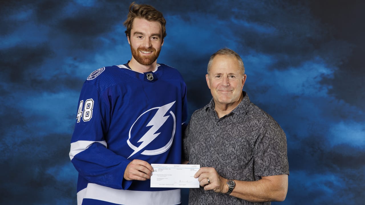 General Clay Hutmacher honored as Lightning Community Hero | Tampa Bay ...