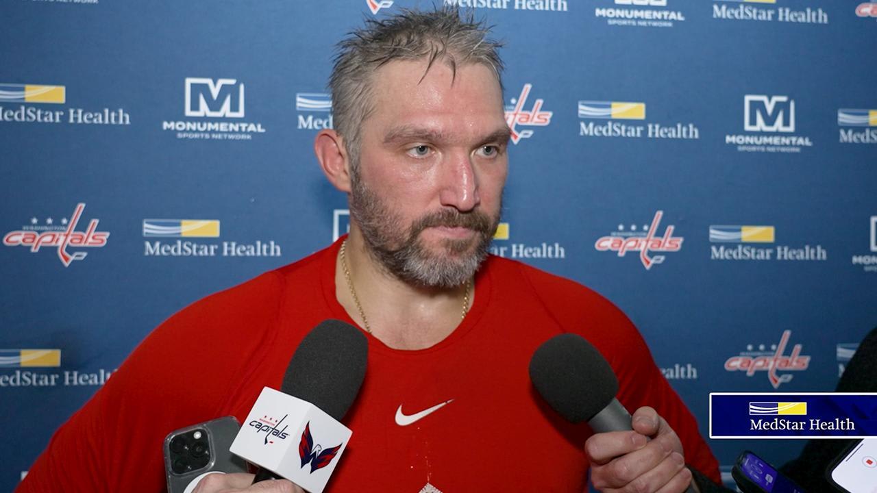 Alex Ovechkin Postgame Washington Capitals
