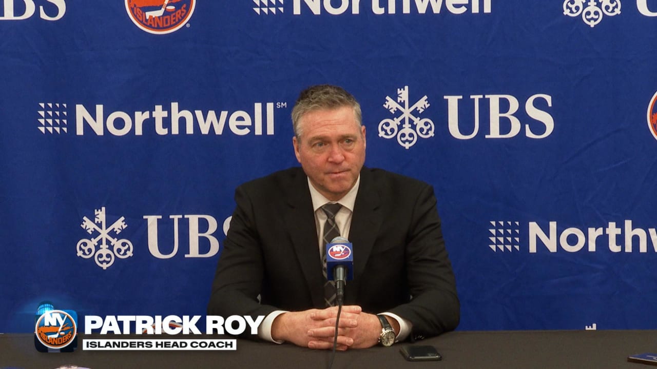 NYI 3 vs MTL 2 (OT): Patrick Roy | New York Islanders