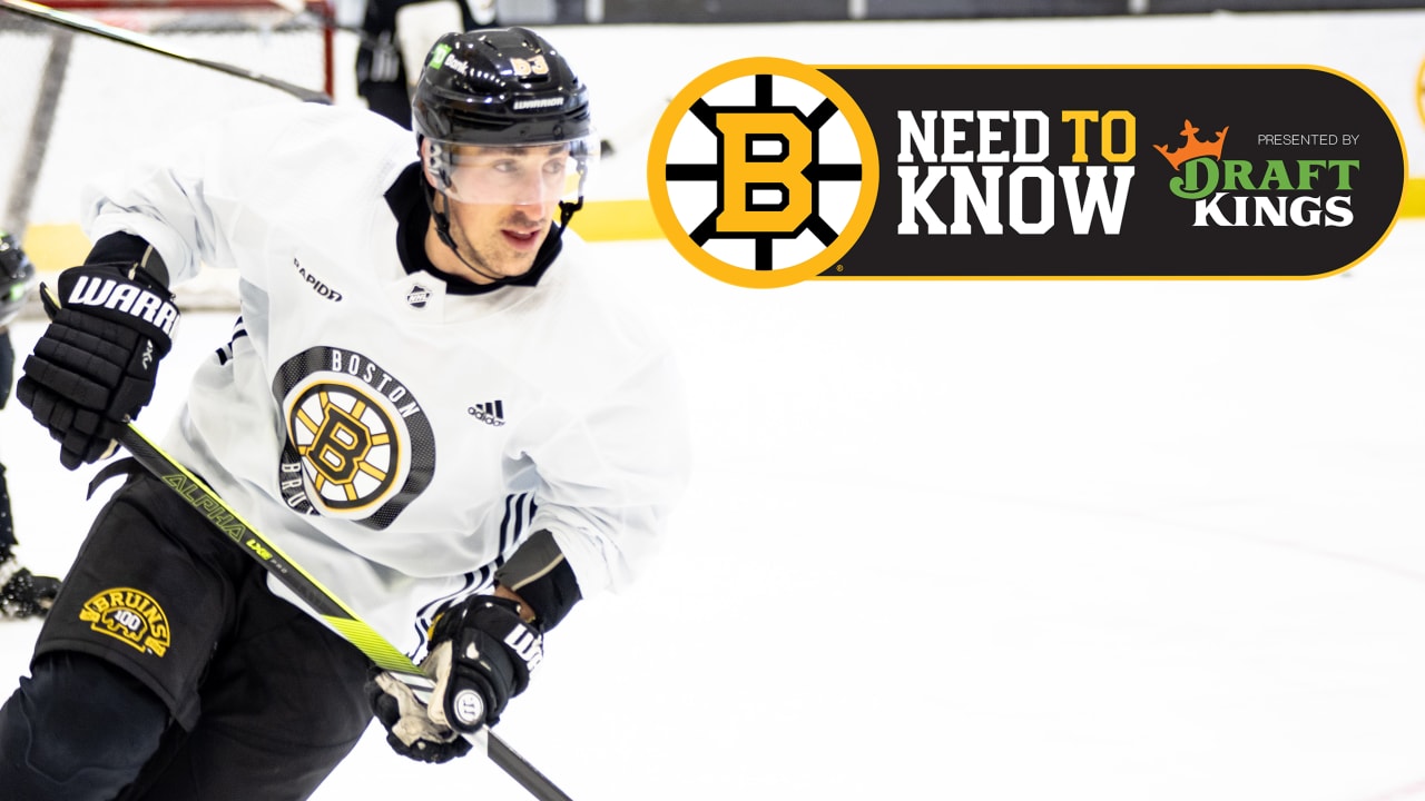 Need to Know Bruins vs. Hurricanes Boston Bruins