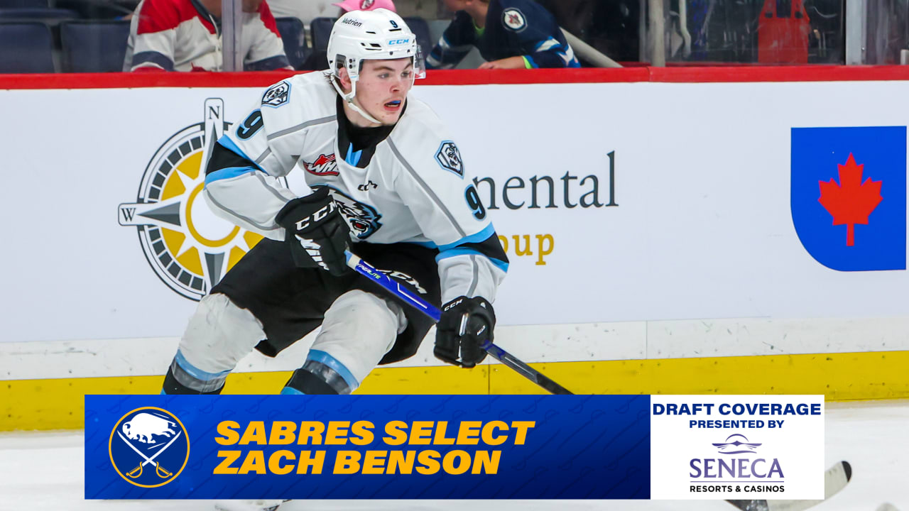 Sabres sign first-round pick Zach Benson to entry-level contract - The  Hockey News Buffalo Sabres News, Analysis and More