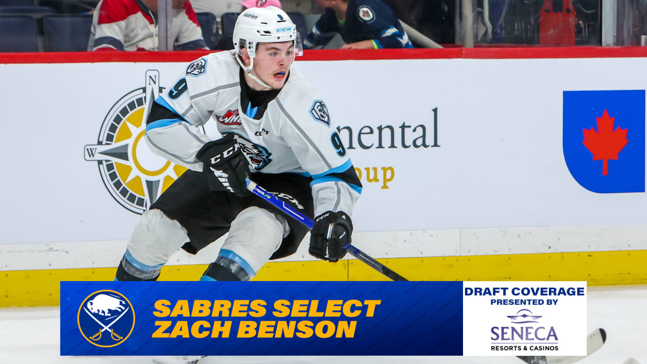 Buffalo Sabres draft Zach Benson 13th-overall in 2023 NHL Draft