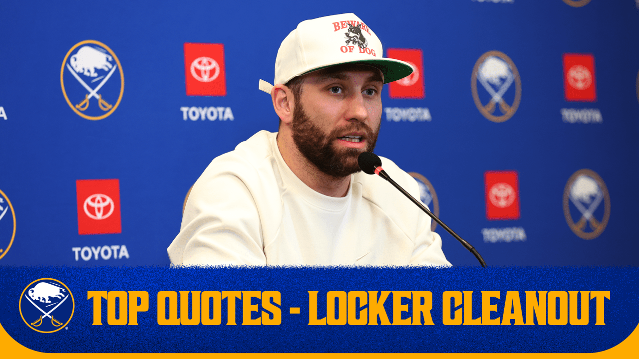 Top quotes from Day 1 of locker cleanout  | Buffalo Sabres