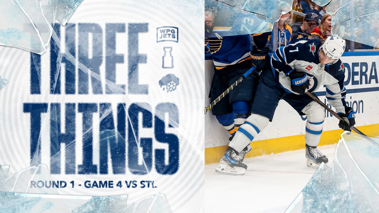 Three things - Blues even series with 5-1 win | Winnipeg Jets