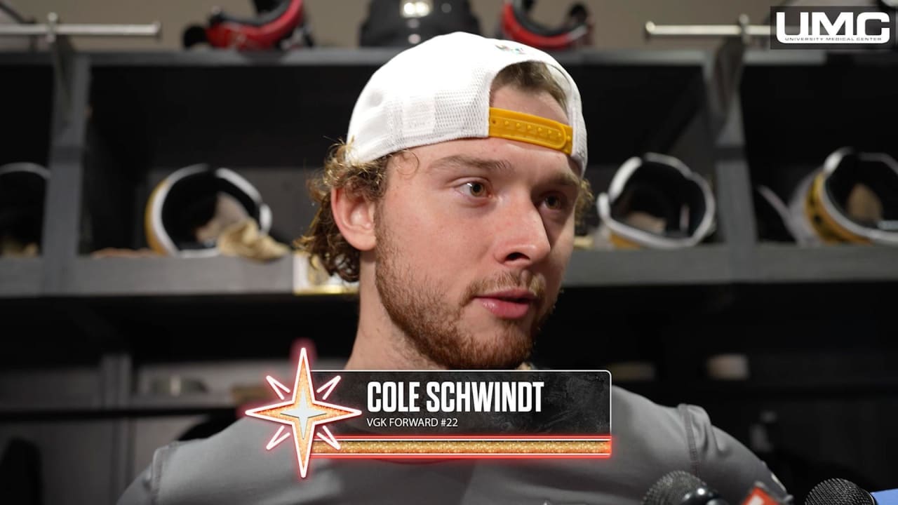 Cole Schwindt Postgame 10/28 | Vegas Golden Knights