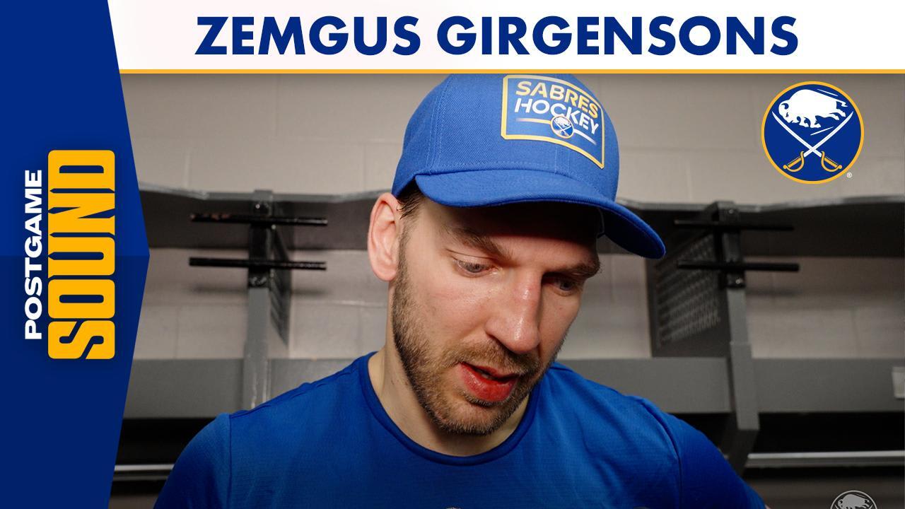 Zemgus Girgensons Postgame at MTL | Buffalo Sabres