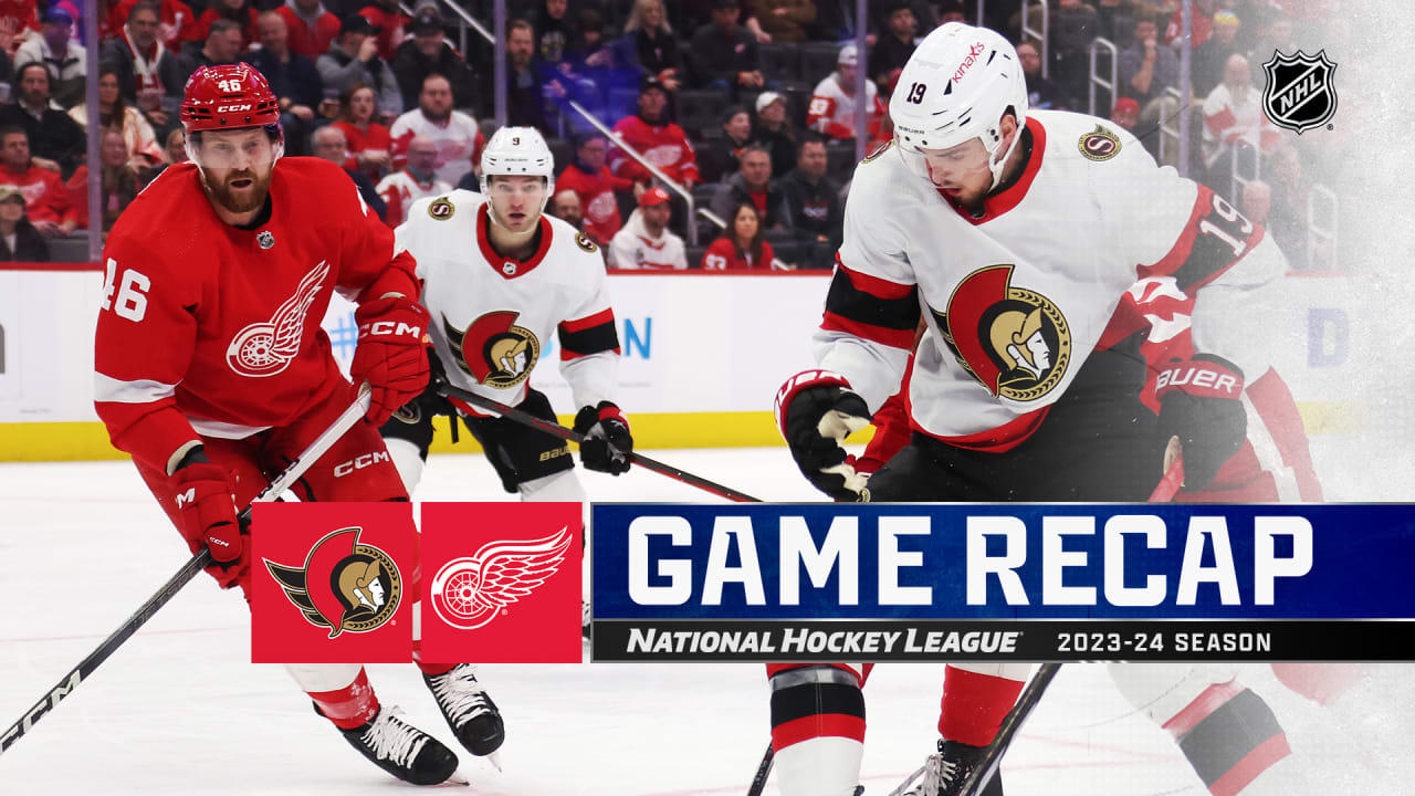 Pinto, Senators defeat Red Wings in OT | NHL.com