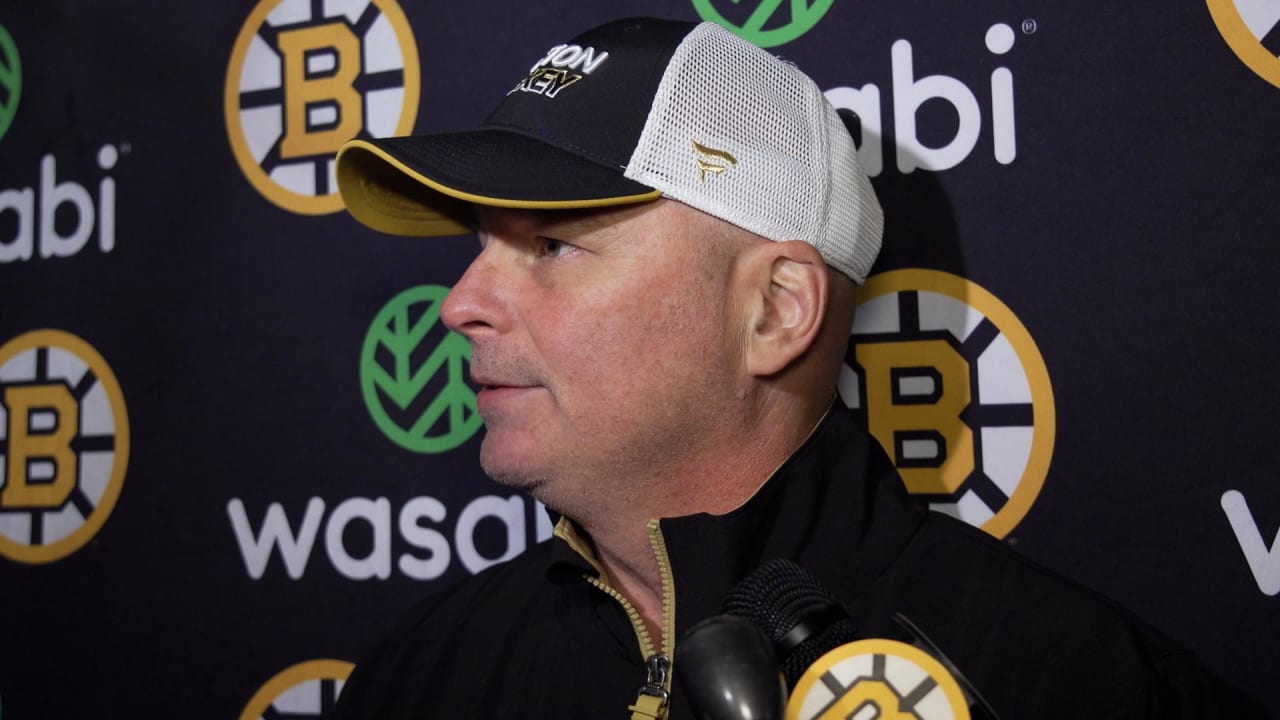 Press Room: Jim Montgomery | Boston Bruins