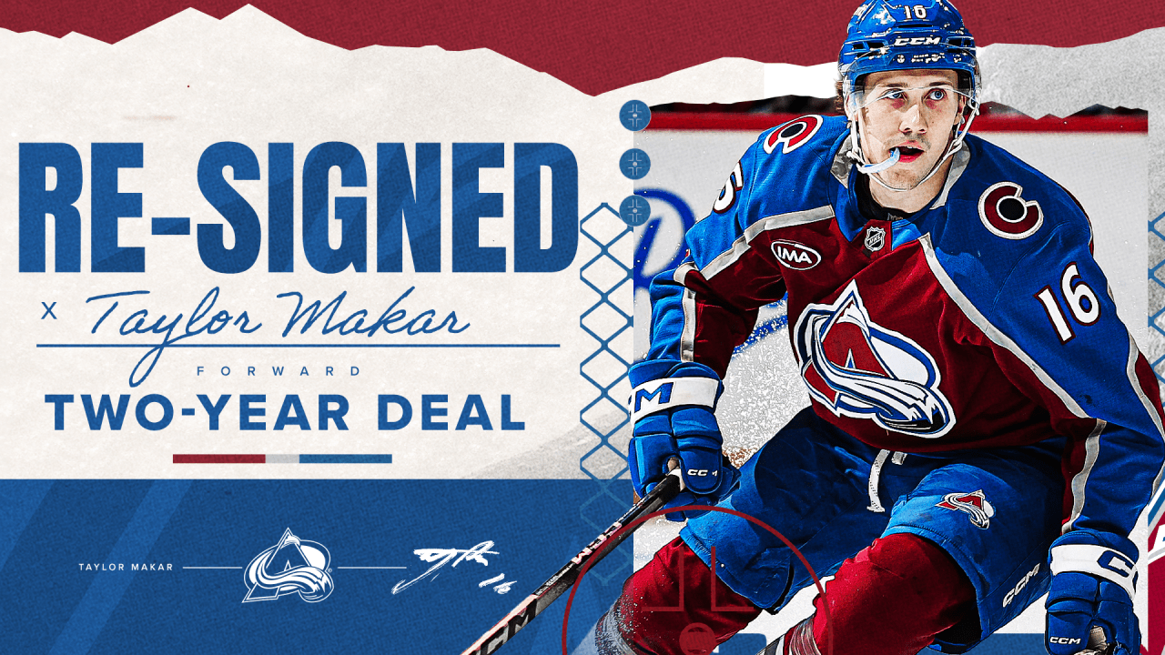 Avalanche Re-Signs Taylor Makar