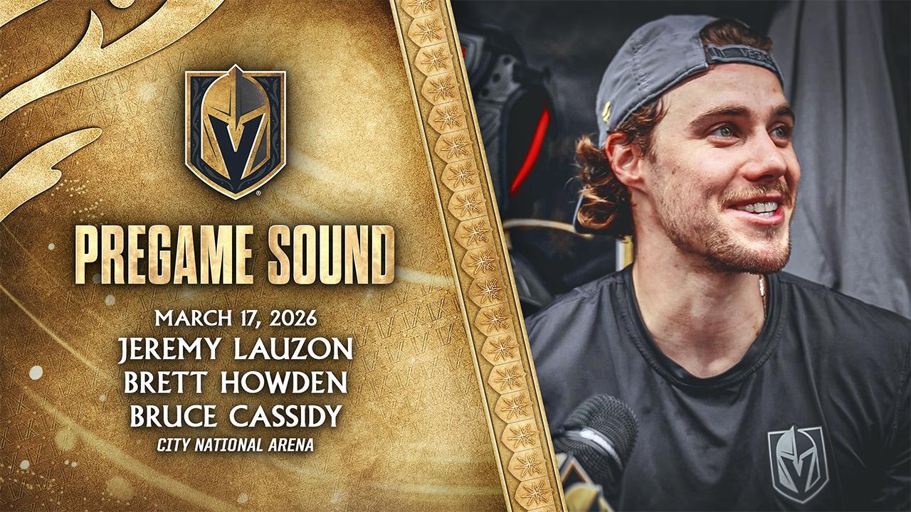 🎥 PREGAME SOUND: Lauzon, Howden & Cassidy | Vegas Golden Knights