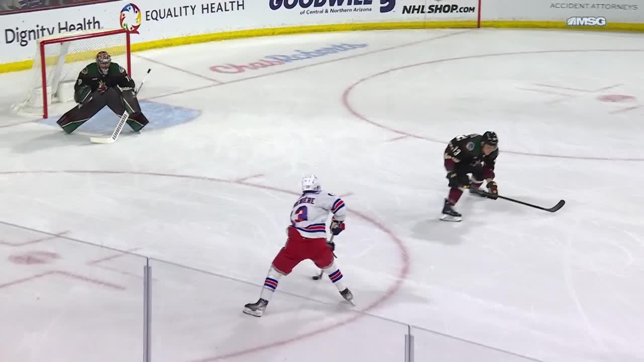 Alexis Lafrenière with a Hat Trick vs. Arizona Coyotes | New York Rangers