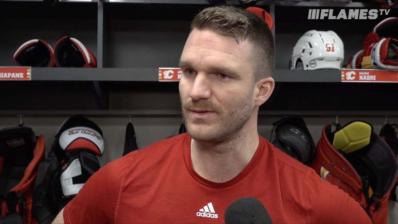 Pregame Huberdeau 22.11.23 Calgary Flames