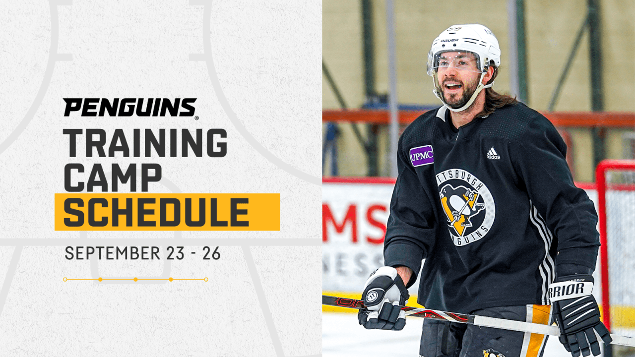 Penguins to Open Training Camp on Sept. 23 at UPMC Lemieux Sports