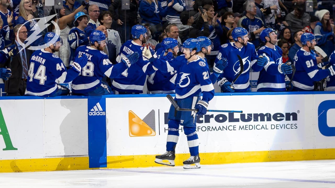 Eyssimont buries own rebound Tampa Bay Lightning