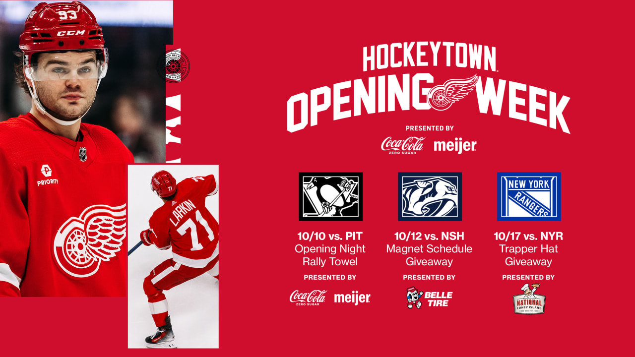 Hockeytown Opening Week presented by Coca-Cola Zero Sugar and Meijer ...