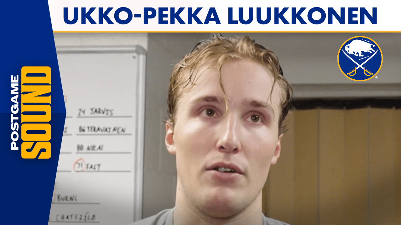 Ukko-Pekka Luukkonen Post at CAR | Buffalo Sabres