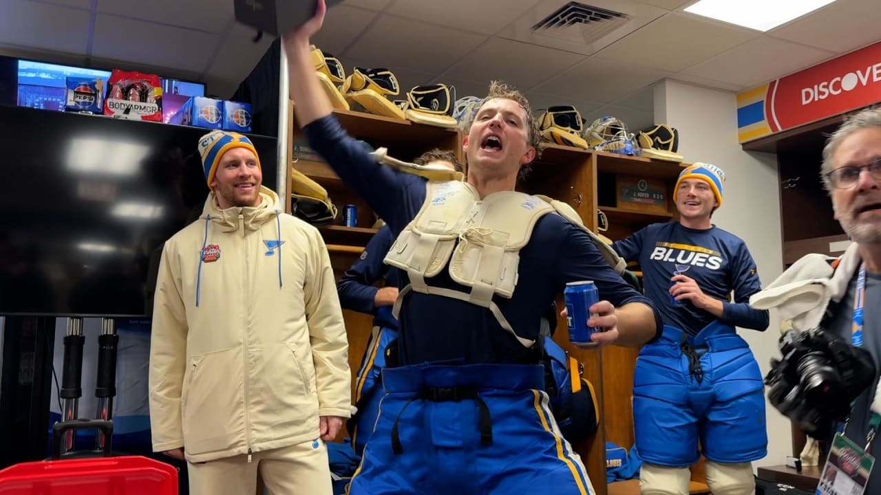 Classic win, classic postgame speech | St. Louis Blues