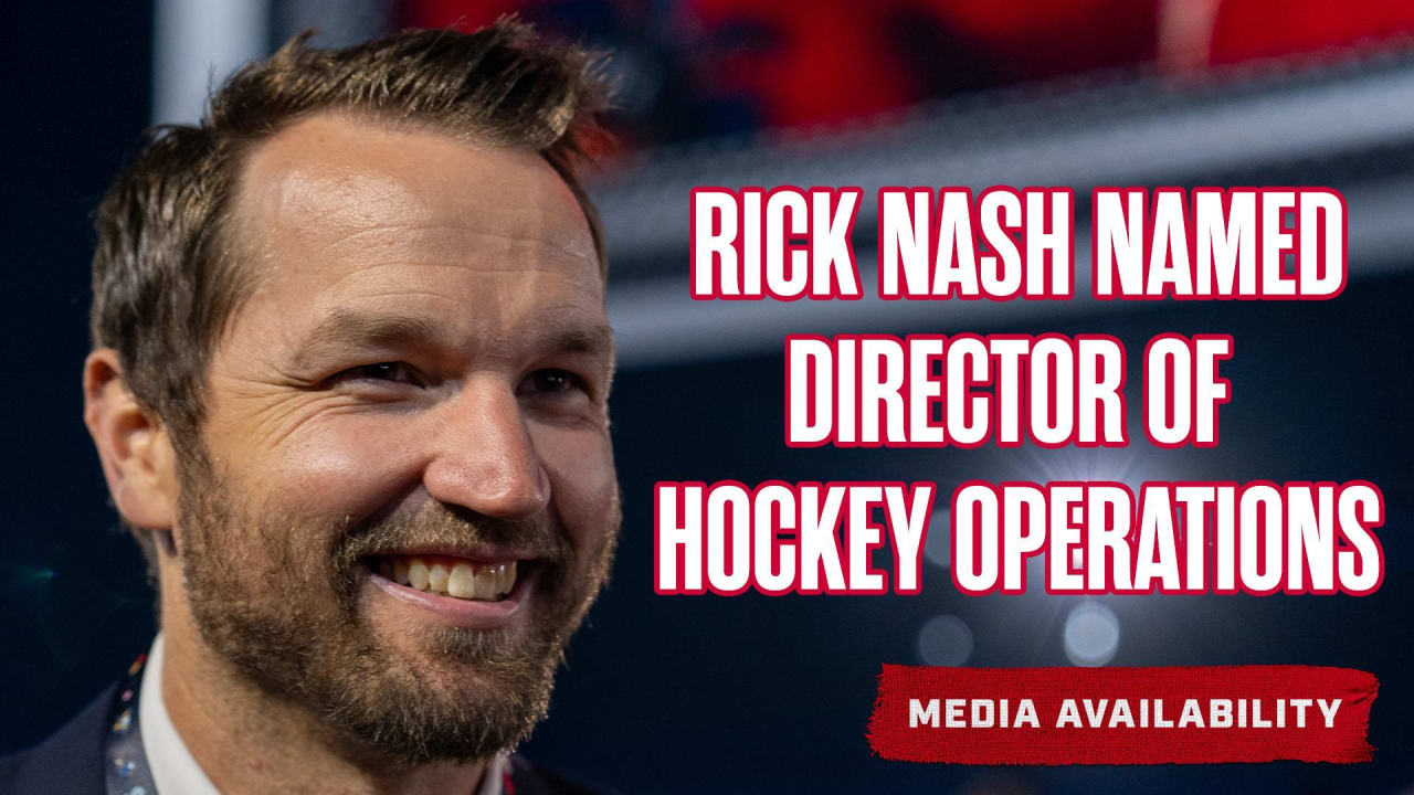 Rick Nash Named Director of Hockey Operations | Media Availability ...