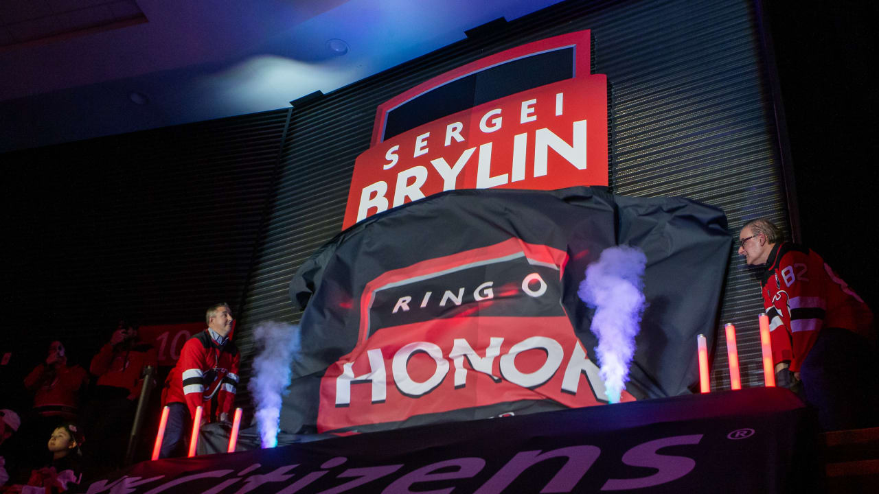 Ring of Honor Unveiling BRYLIN New Jersey Devils