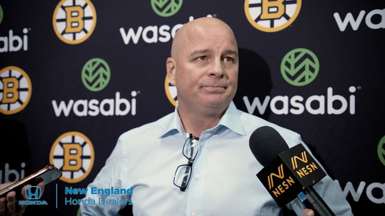 Press Room: Jim Montgomery | Boston Bruins