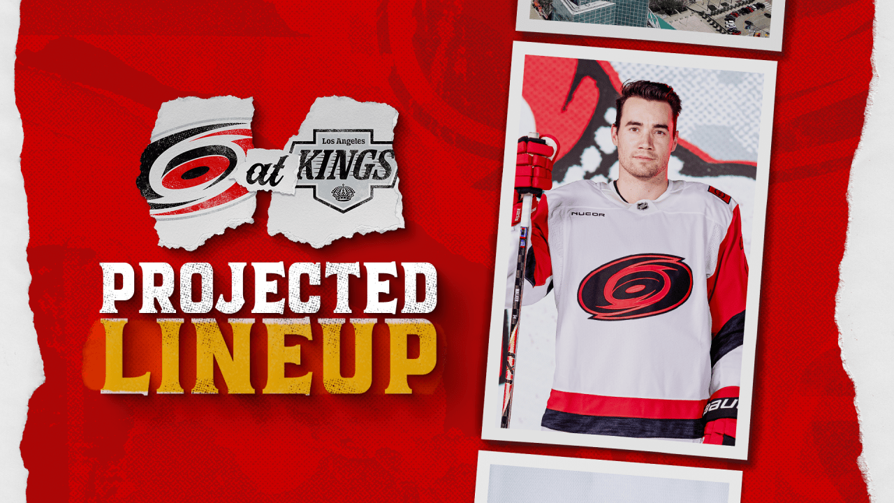 Projected Lineup: October 18 at Los Angeles