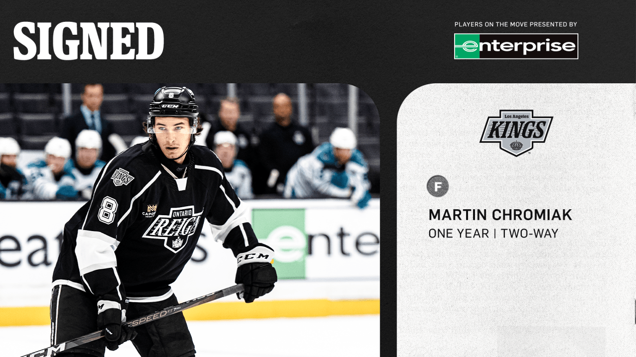 LA Kings Sign Forward Martin Chromiak To a One-Year Contract | Los Angeles Kings