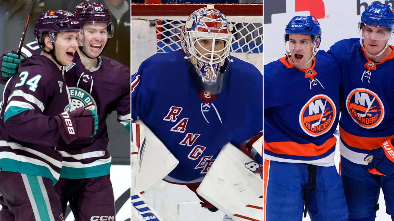 NHL on X: These @NYRangers jerseys for Hispanic Heritage Night