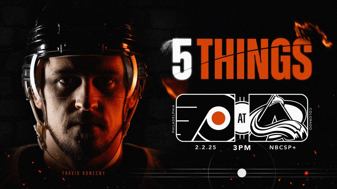 5 Things: Flyers @ Avalanche | Philadelphia Flyers