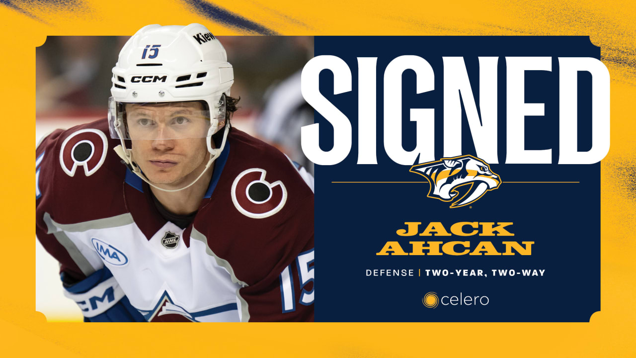 Predators Sign Jack Ahcan, Hunter Skinner to Two-Way Contracts