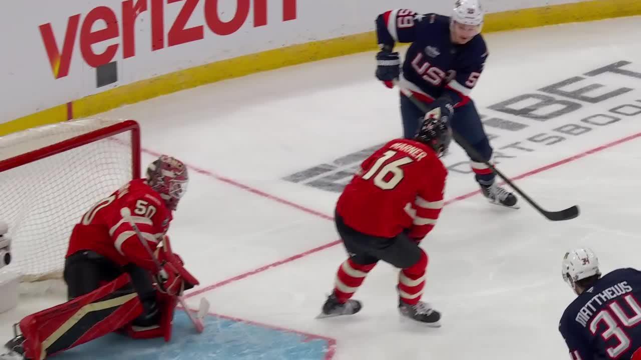 Binnington’s Unreal OT Save Stuns Matthews and Keeps Canada Alive