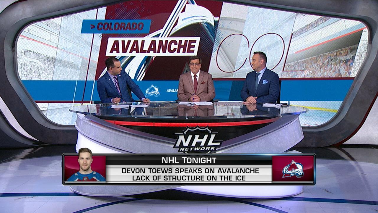 Devon Toews on Avs mishaps