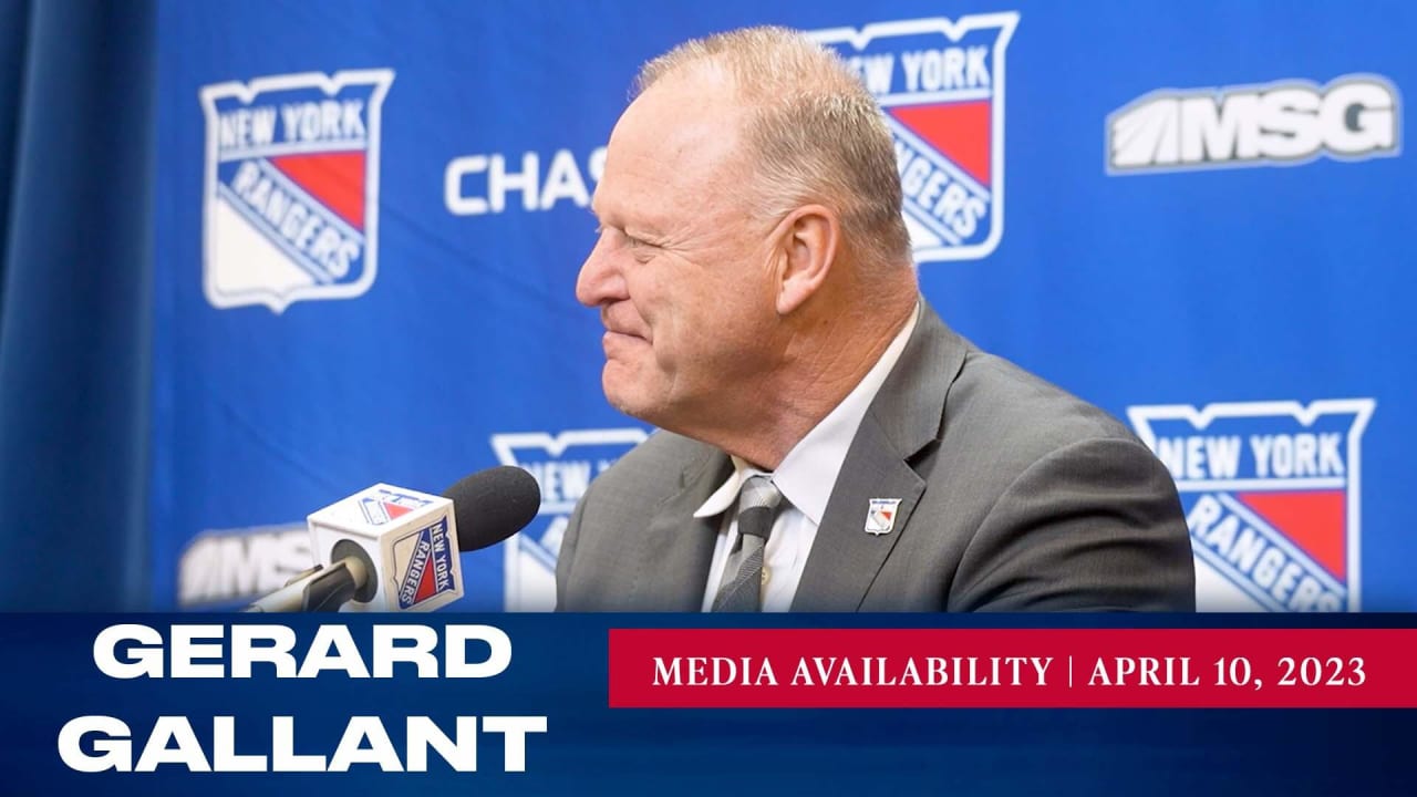 New York Rangers: Coach Gallant Media Availability