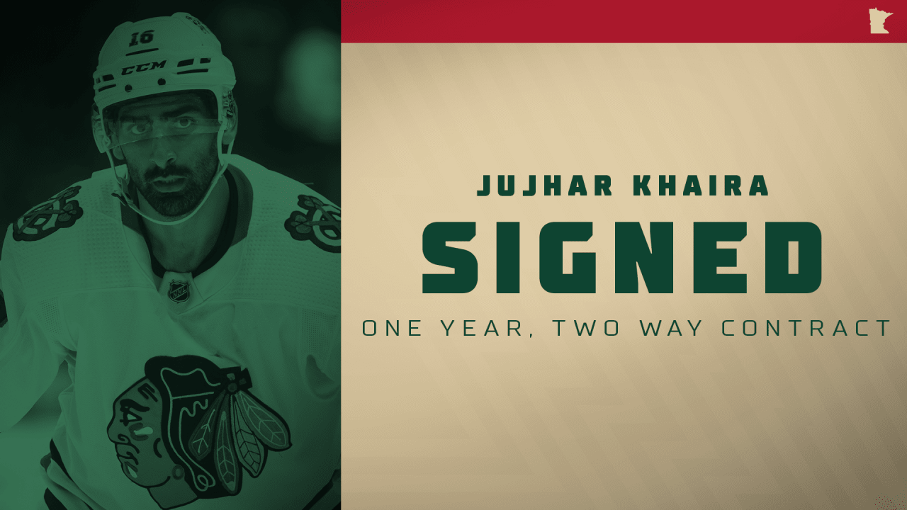 Wild sign Jujhar Khaira to one-year, two-way deal