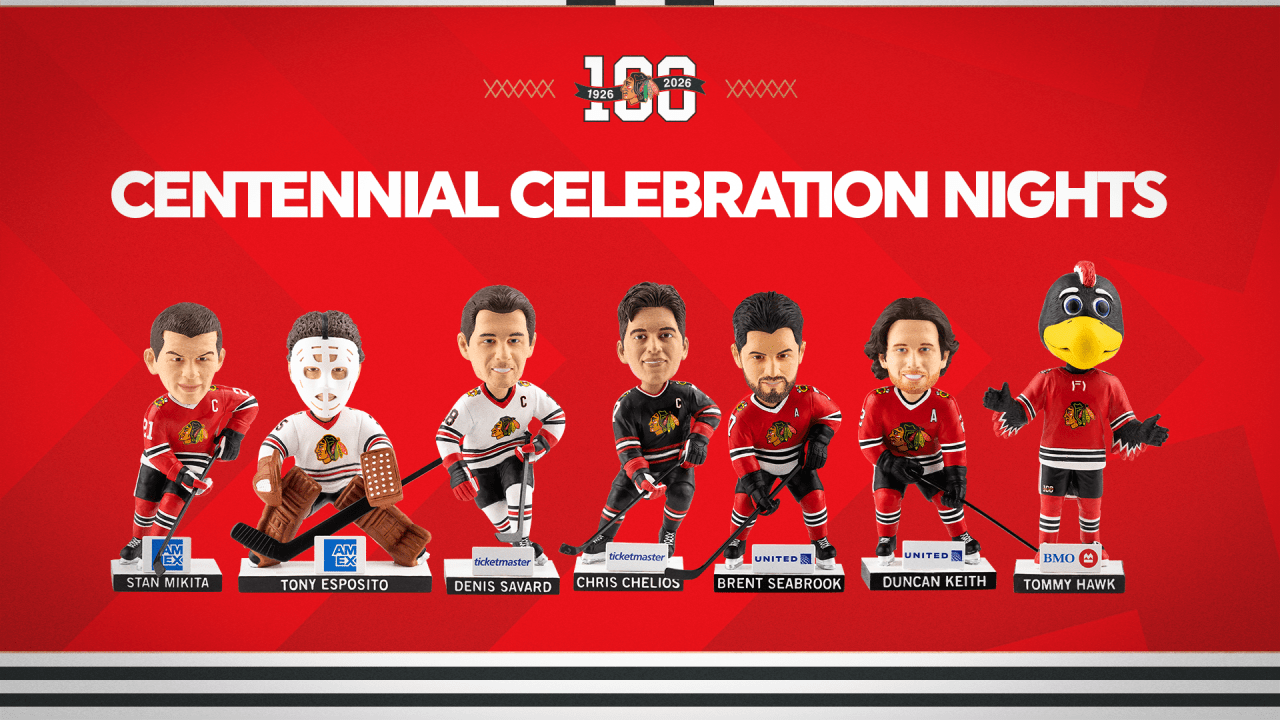 RELEASE: Blackhawks Reveal Centennial Promotions and Theme Nights