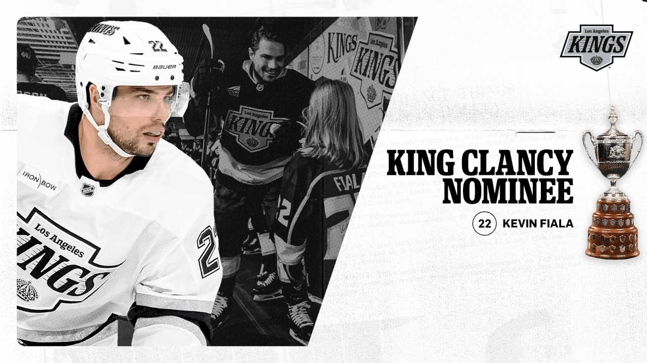 LA Kings Announce Kevin Fiala to be Nominated for 2025 King Clancy Memorial Trophy  | Los Angeles Kings