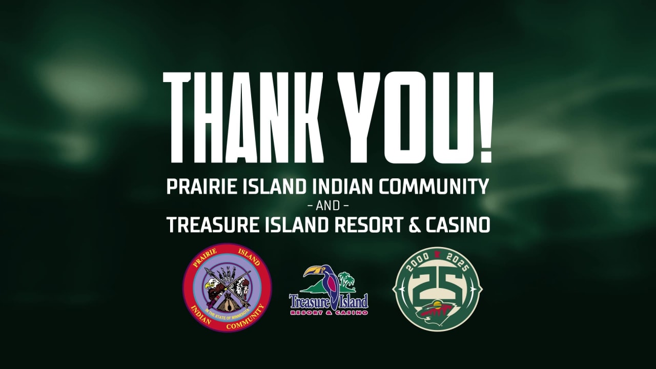 Prairie Island Indian Community, Treasure Island Resort & Casino and Minnesota Wild Celebrate 25 Years of Partnership | Minnesota Wild