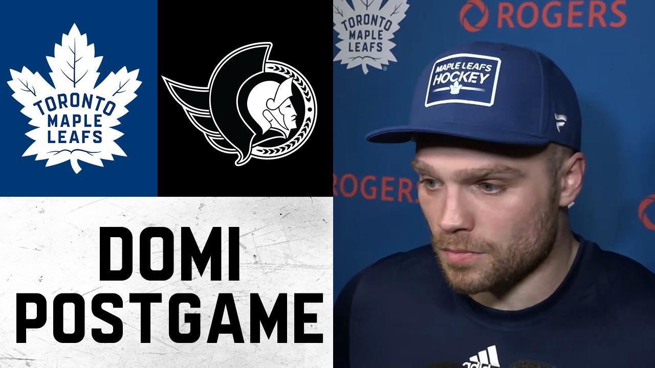 Max Domi | Post Game | Toronto Maple Leafs