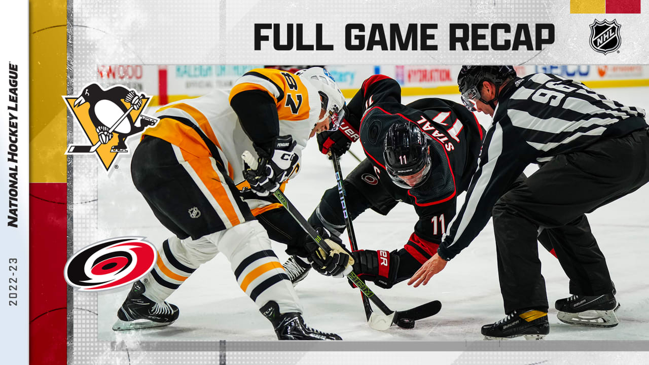 PIT 1, CAR 2 Carolina Hurricanes