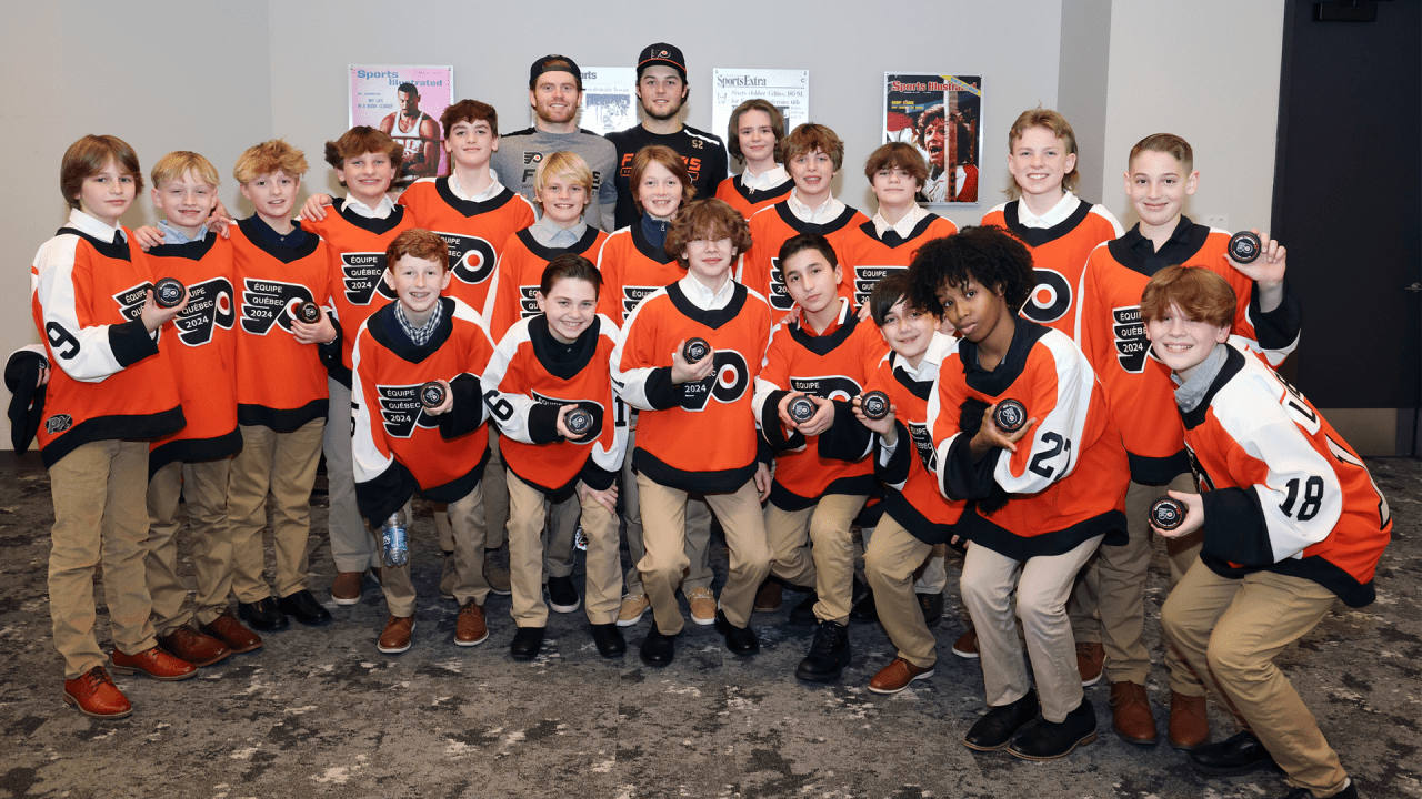 Flyers Quebec Pee Wee Team Readies for 2024 Tourney | Philadelphia Flyers