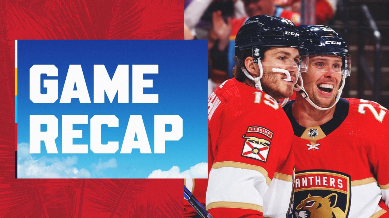 RECAP: Panthers 5, Oilers 3 | Florida Panthers