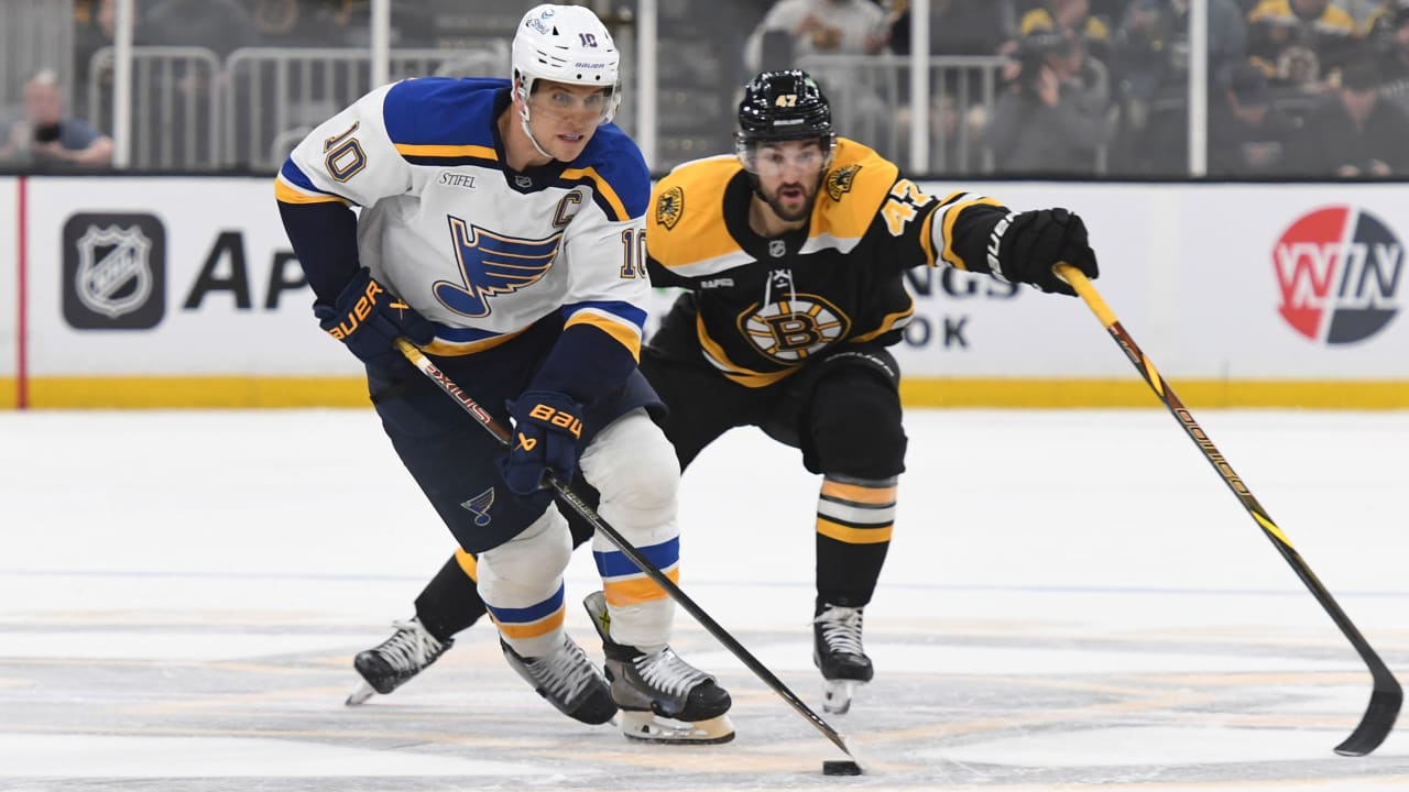 Schenn Scores In OT, Blues Rally Past Bruins To End 4-game Skid | St ...