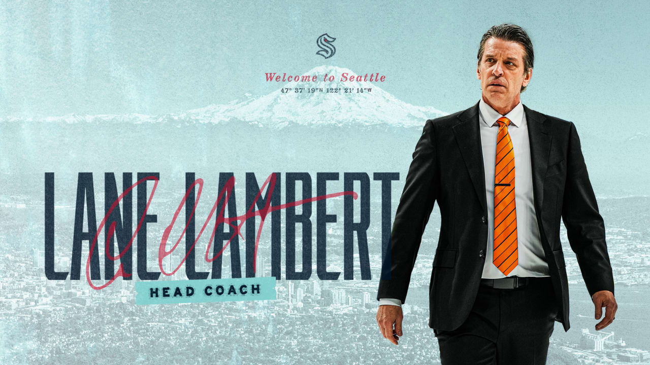 Seattle Kraken Name Lane Lambert Head Coach | Seattle Kraken