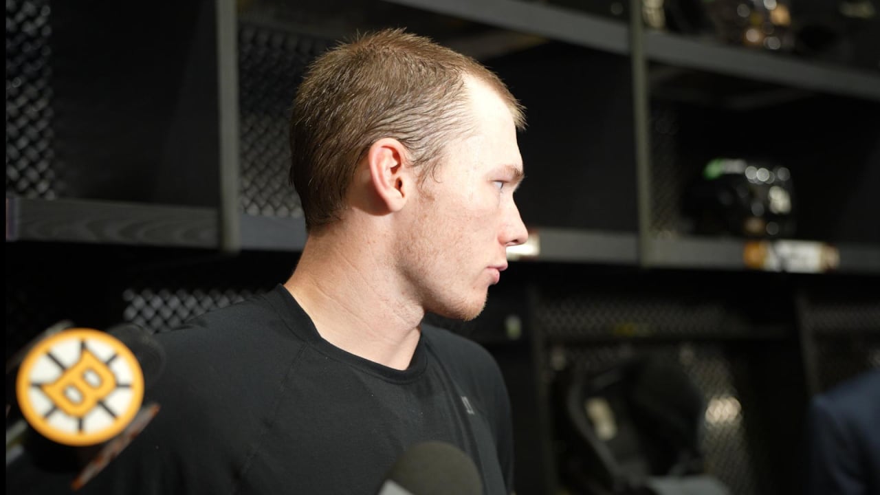 Locker Room Raw: Morgan Geekie | Boston Bruins