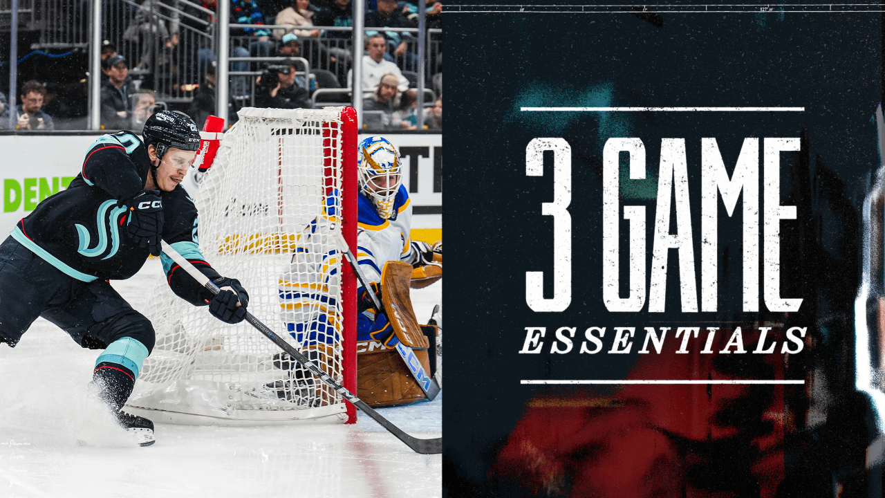 Sabres (13-14-4) vs. Kraken (12-11-6) | 5:00 p.m. | Seattle Kraken