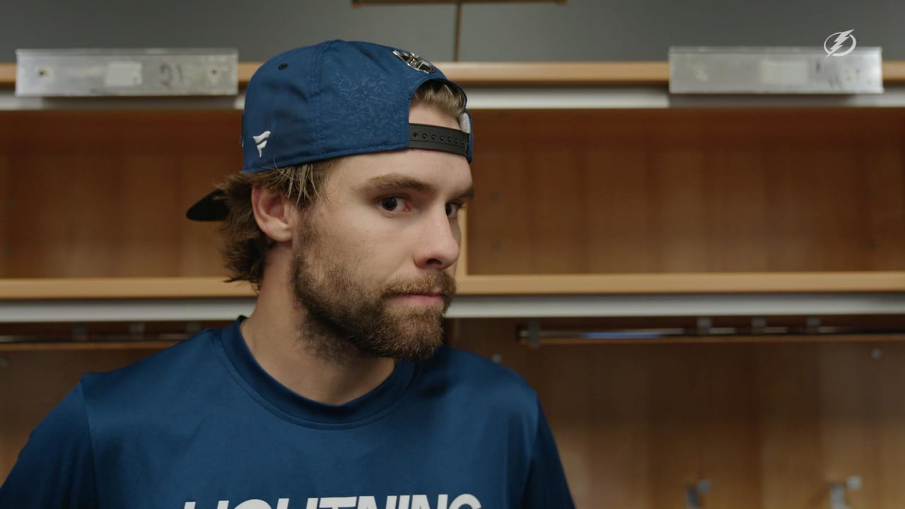 Brandon Hagel | Postgame 10.17.23 | Tampa Bay Lightning